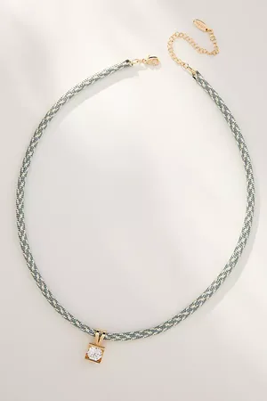 Anthropologie Sporty Rope Necklace