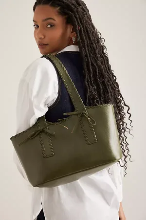 Melie Bianco Whipstitch Tote Bag