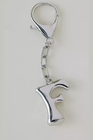 Anthropologie Bubble Letter Monogram Bag Charm