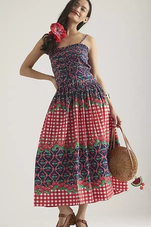 Damson Madder Kelia Midi Dress
