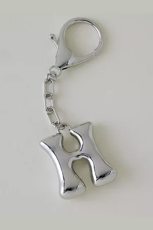Anthropologie Bubble Letter Monogram Bag Charm