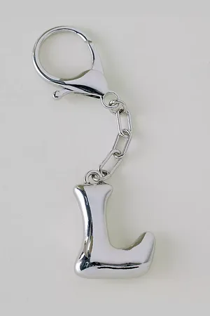 Anthropologie Bubble Letter Monogram Bag Charm