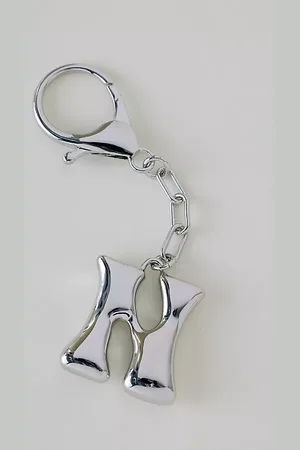 Anthropologie Bubble Letter Monogram Bag Charm