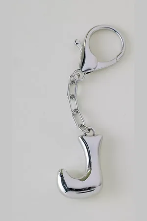 Anthropologie Bubble Letter Monogram Bag Charm