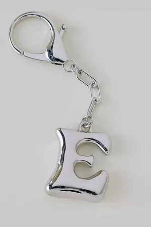 Anthropologie Bubble Letter Monogram Bag Charm