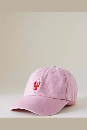 Anthropologie Embroidered Lobster Baseball Cap