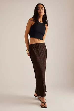 Anthropologie Burnout Midi Skirt