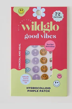 Popmask Wildglo Good Vibes Pimple Patches, 72 Pack