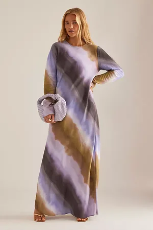 SELECTED Gafrid Long-Sleeve Maxi Dress
