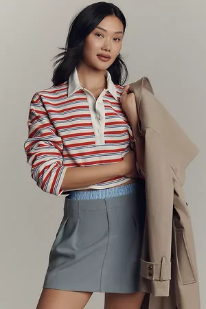 Anthropologie Pleated Boxer Skort