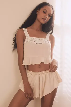 Anthropologie Silky Tap Shorts