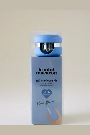 Le Mini Macaron Fleur Bleue Gel Manicure Kit
