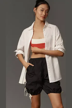 Anthropologie Daily Practice Full Twist Side-Stripe Shorts