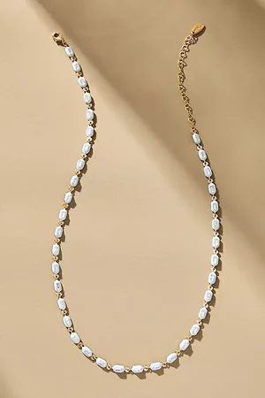 Anthropologie Sporty Epoxy Necklace