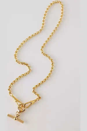 Tilly Sveaas Clipt Small Chunky T-Bar Necklace