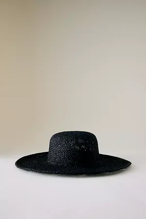 Anthropologie Floppy Twist Straw Hat