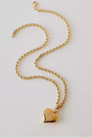 Tilly Sveaas Large Heart Chunky Necklace