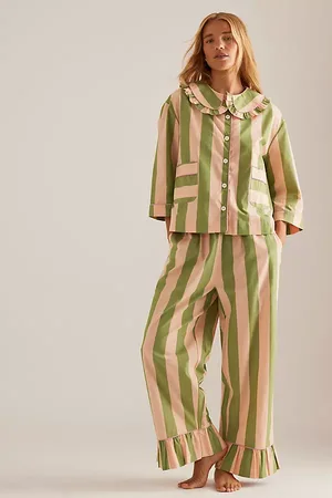 TBCo Long Cotton Stripe Pyjama Set