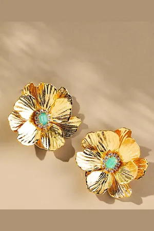 The Pink Reef Hand-Painted Earrings