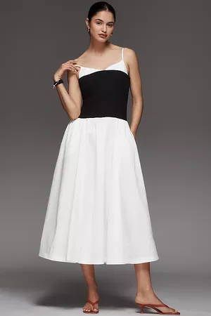 Anthropologie Twofer Peekaboo Midi Dress