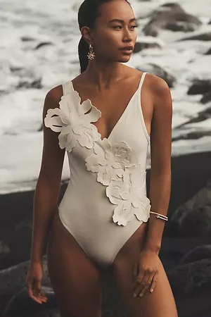 Bahia Maria X Anthropologie Maria Hawaiian One-Piece Swimsuit