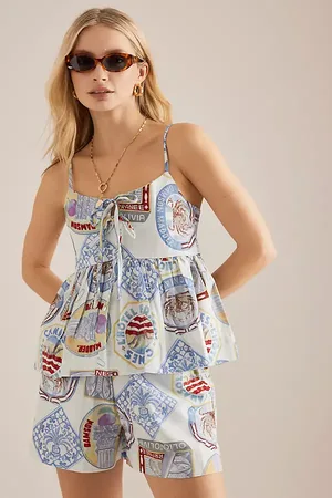 Damson Madder Penny Printed Sleeveless Top