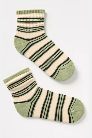 hansel from basel Striped Athletic Crew Socks