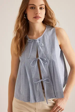 Aligne Tally Tie-Front Top