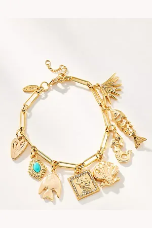 Anthropologie Mixed Charm Bracelet