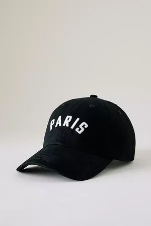 Anthropologie Paris Embroidered Baseball Cap