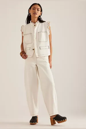 seventy + mochi Mia High-Rise Barrel Jeans