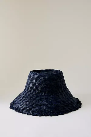 Anthropologie Evelyn Boater Hat