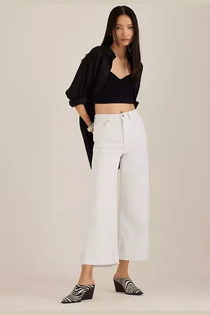 Pistola Lana High-Rise Cuffed Crop Ultra Wide-Leg Jeans