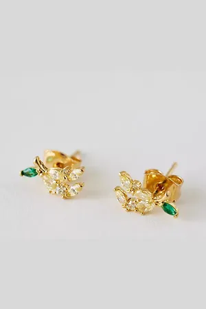 Anthropologie Bananas Stud Earrings
