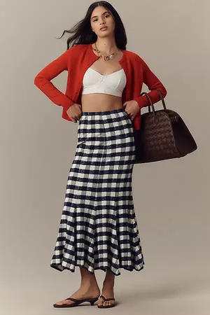 Maeve Fit & Flare Midi Skirt