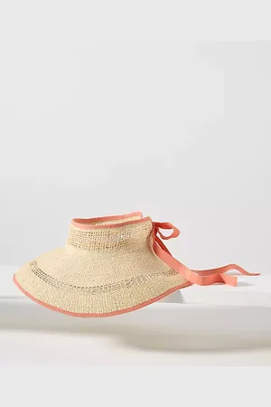 Anthropologie Packable Floppy Straw Visor