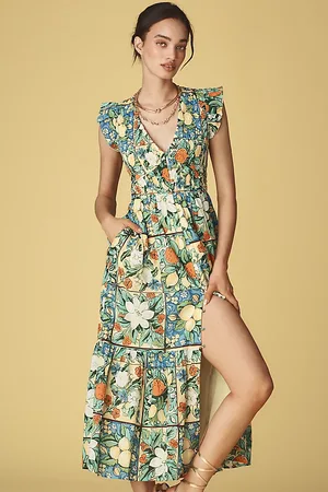 Anthropologie The Peregrine Midi Dress