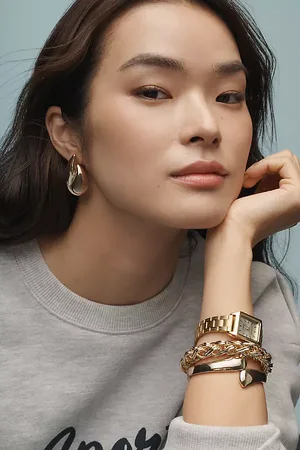 Anthropologie The Petra 3D Drop Earrings