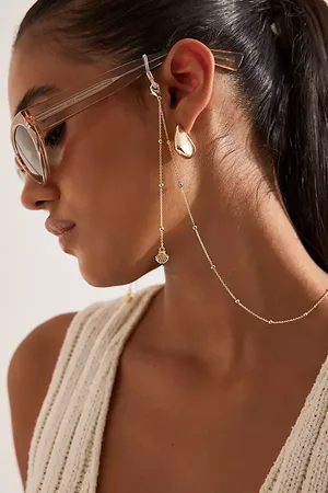 Anthropologie Shell Sunglasses Chain