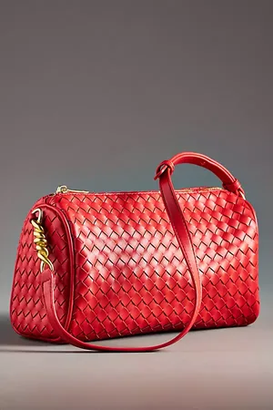 Anthropologie Woven Shoulder Bag