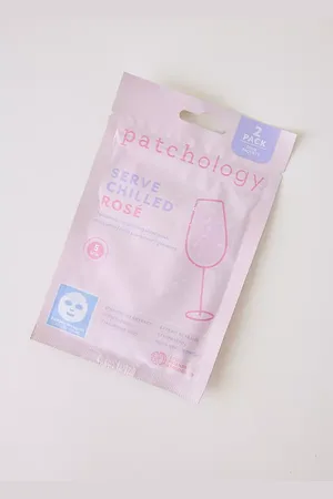 Patchology Served Chilled Rosé Hydrating & Protecting Sheet Mask, Set of 2