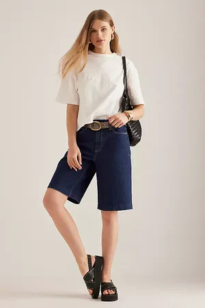 Paige Cadee Denim Bermuda Shorts