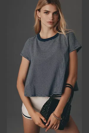Maeve Cropped Swing T-Shirt