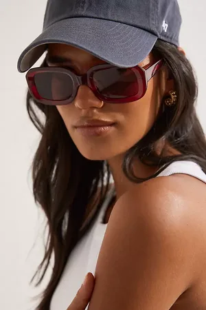 Anthropologie Bevelled Rectangular Sunglasses