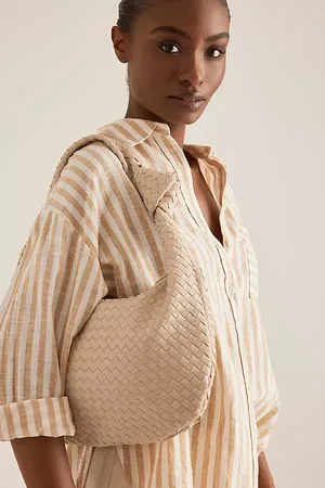 Melie Bianco Brigitte Large Faux Leather Shoulder Bag
