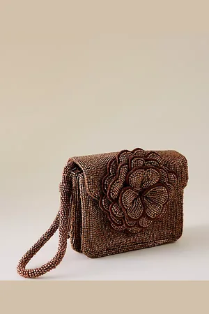 Anthropologie Beaded Wristlet
