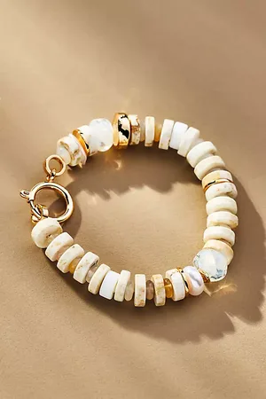Anthropologie Rainbow Beaded Bracelet