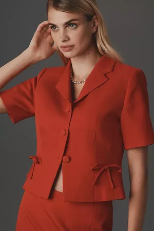 ASTR Sophie Short-Sleeve Blazer