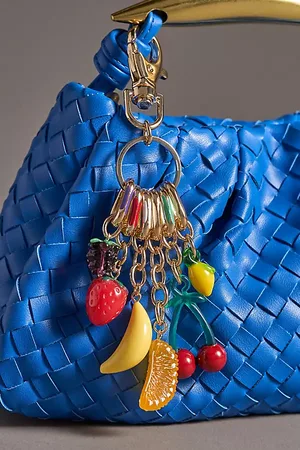 Anthropologie Fruit Cluster Bag Charm