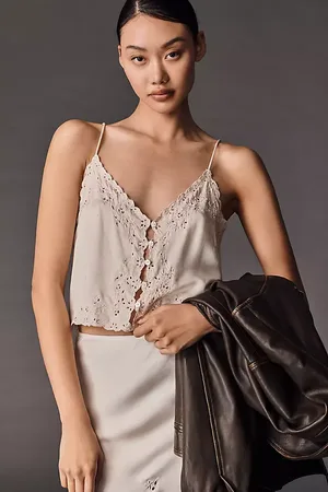 Anthropologie Handkerchief Scallop Blouse